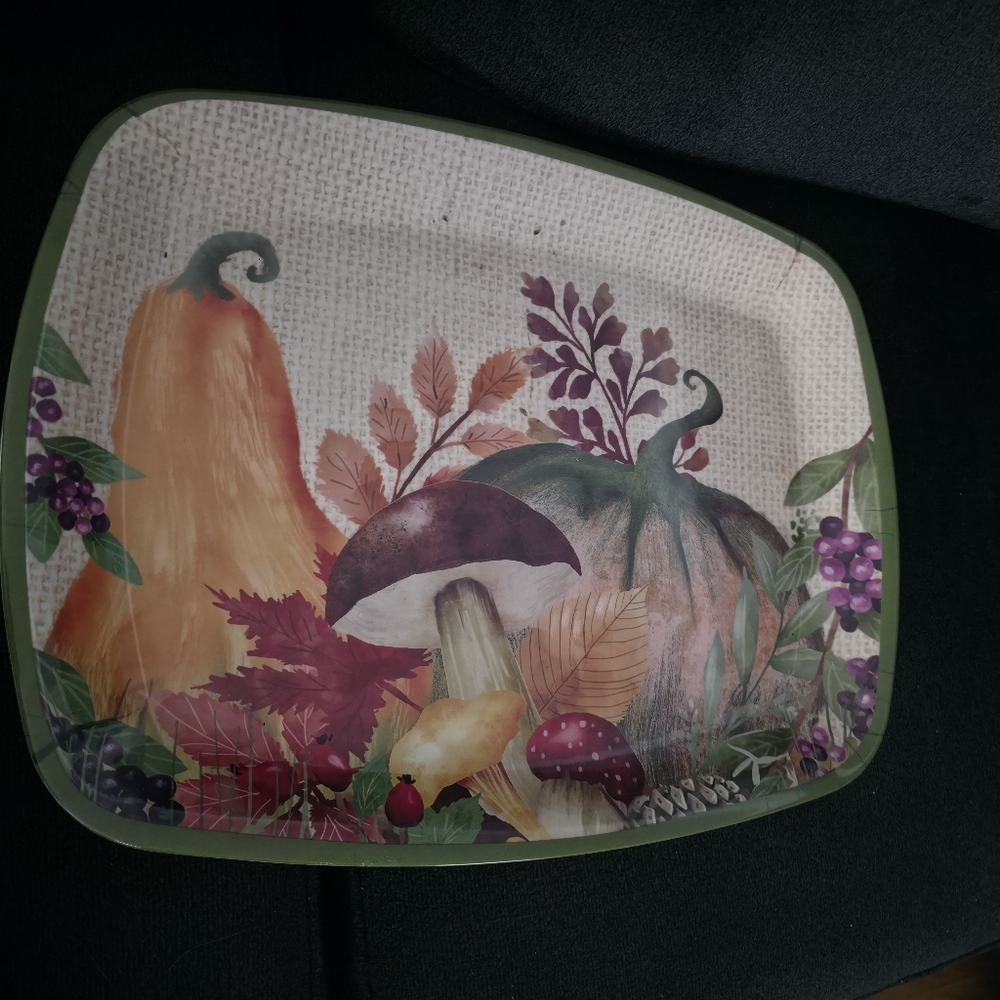 Autumn Harvest Decorative Tray